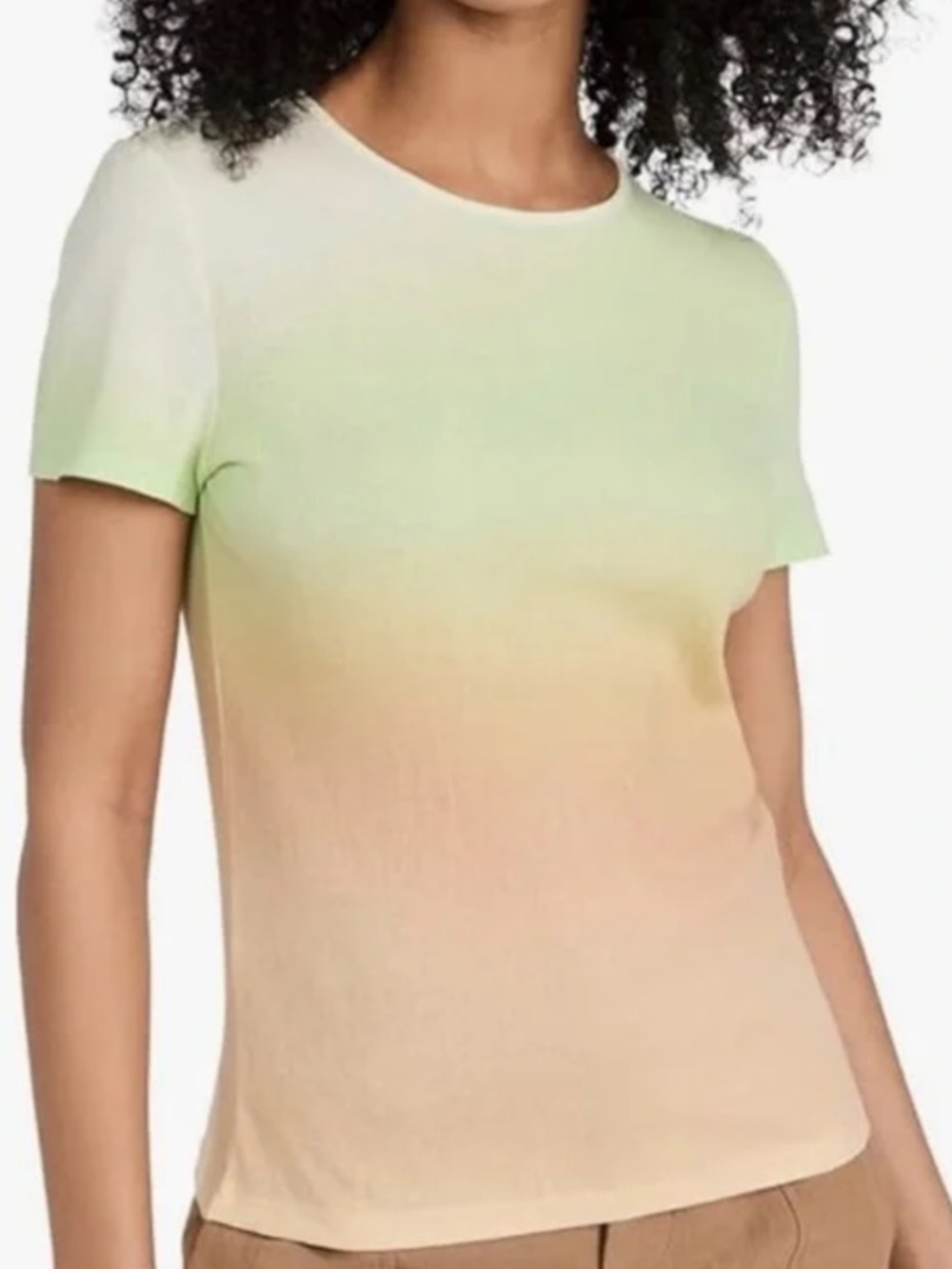 Vince green ombré t shirt